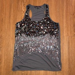 Sparkly Grey Tank
